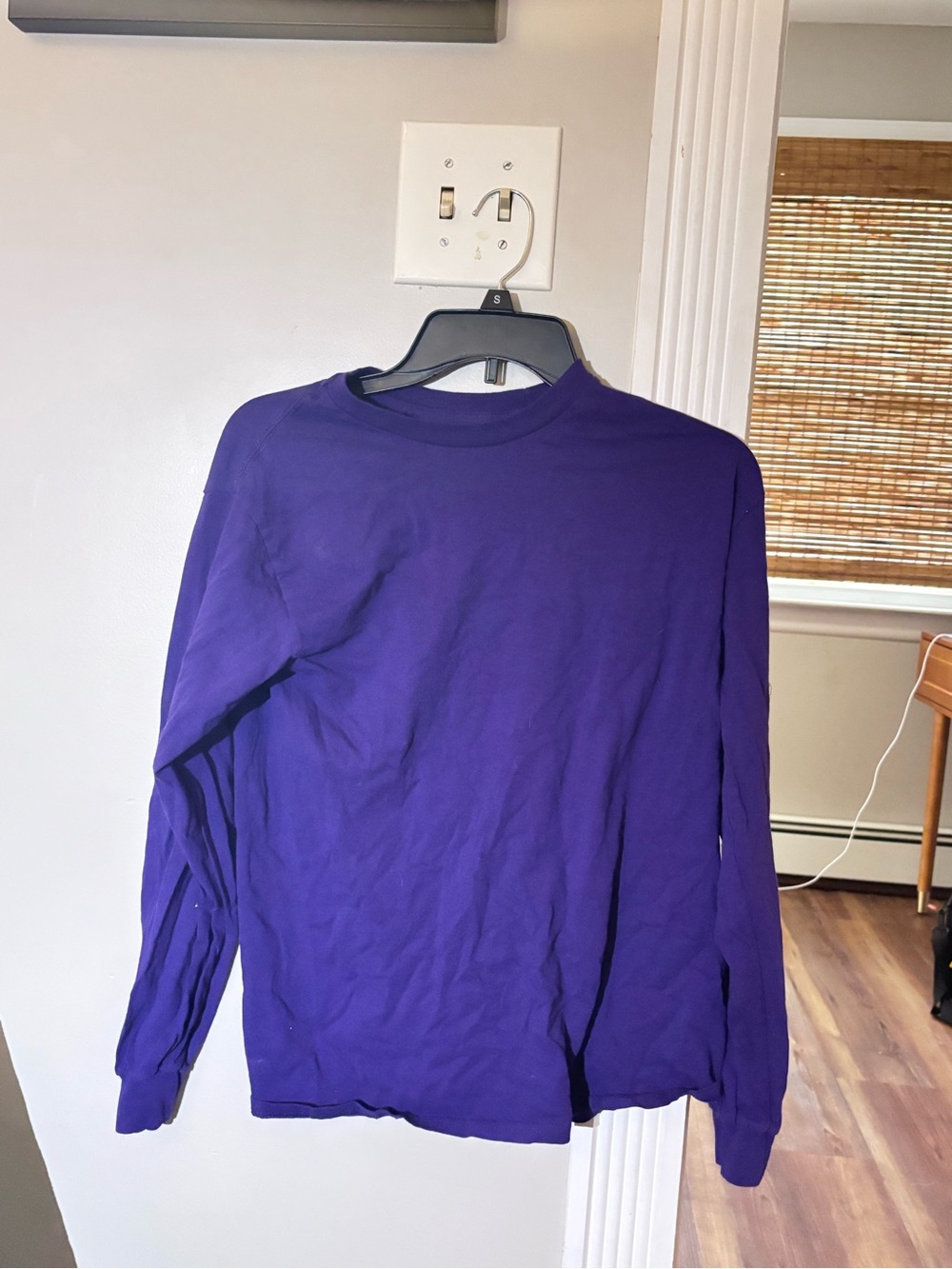 Gildan Long-Sleeve Crewneck Shirt - Purple